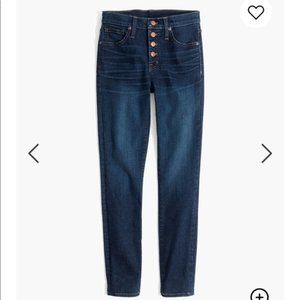 Madewell 9" Mid-Rise Skinny Jeans in Hayes Wash